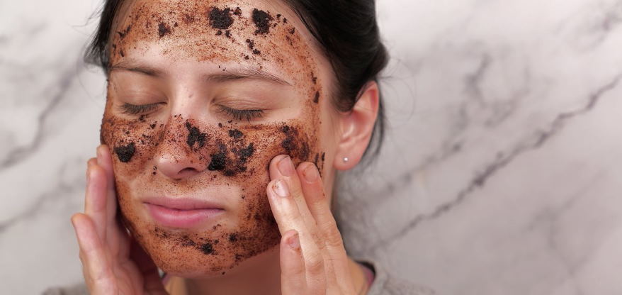 coffee exfoliating scrub