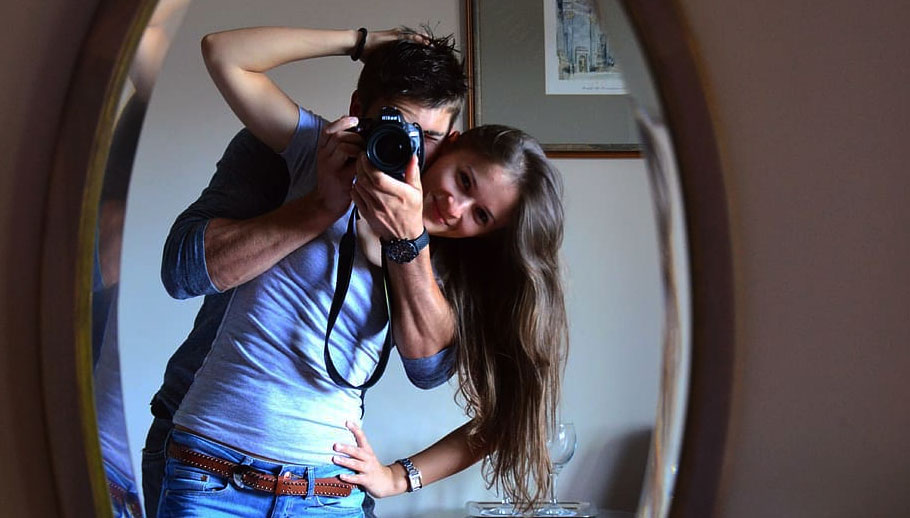 Servizio Fotografico Con Specchi